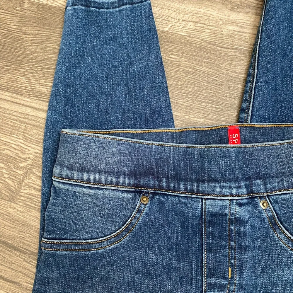 SPANX distressed ankle skinny jeans medium wash NWOT‎ size xs - Picture 6 of 11